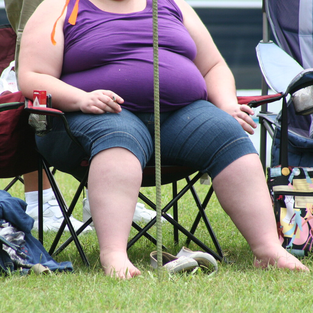 Photo of an unfit woman