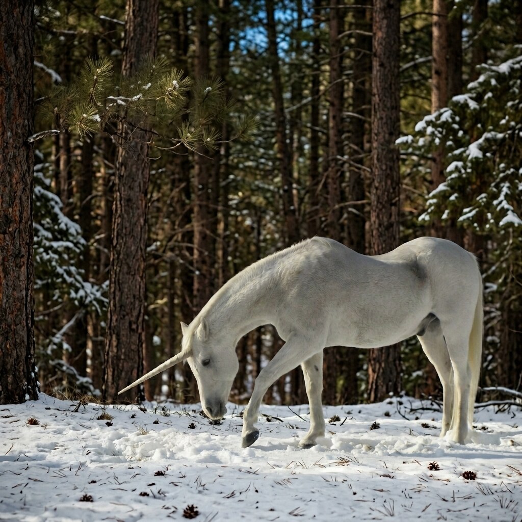 Photo of a unicorn.