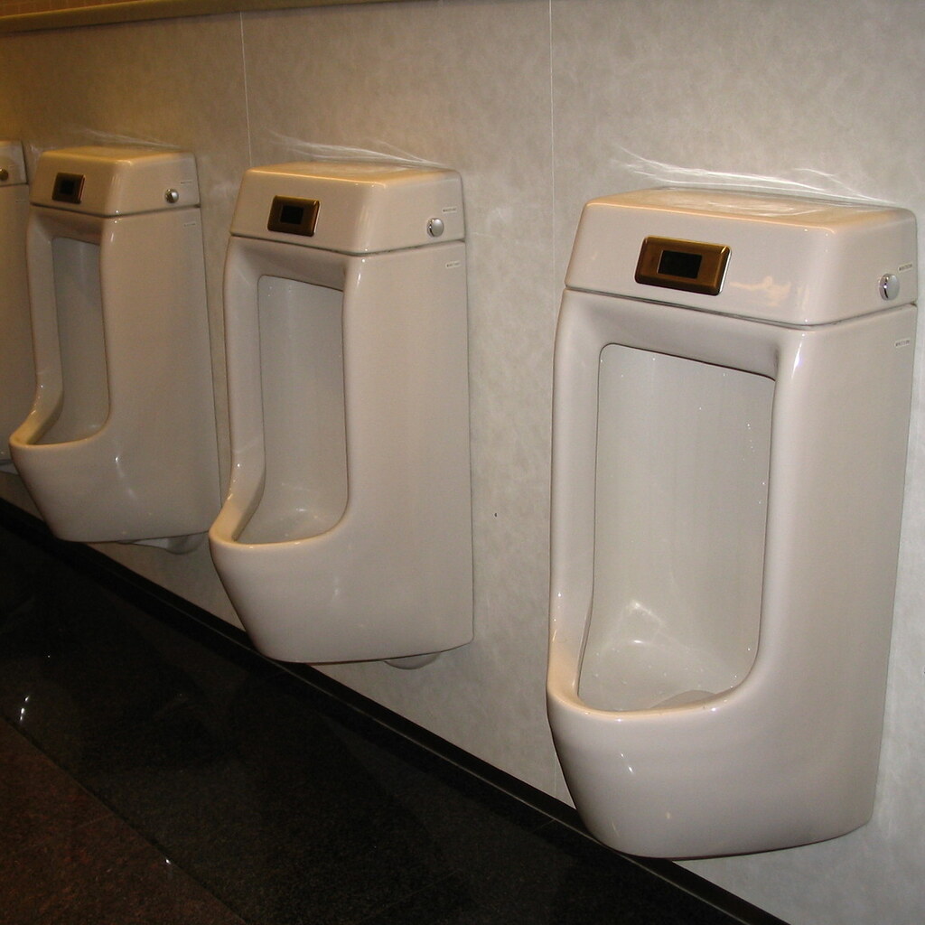 Photo of some men's urinals