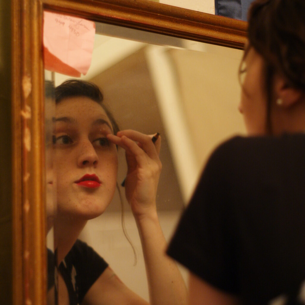 Photo of a vain woman