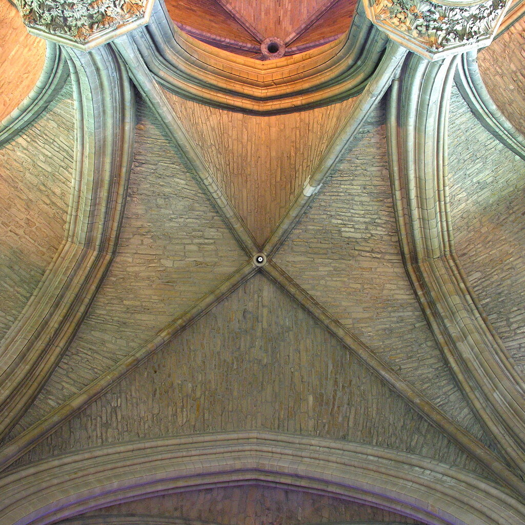 Photo of a vaulted ceiling