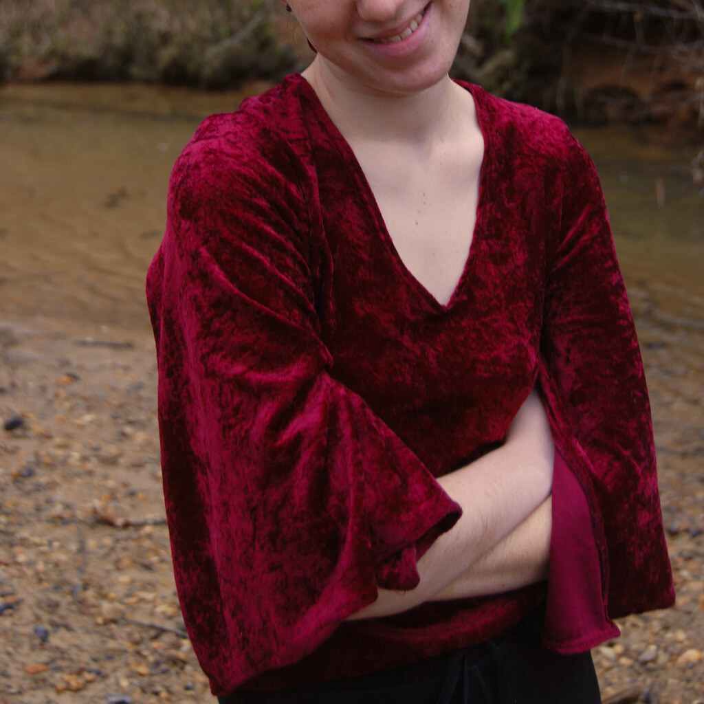 Photo of a velvet top
