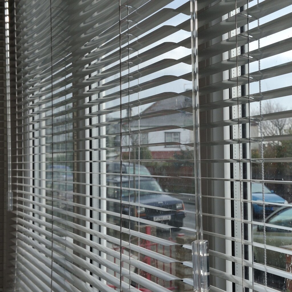 Photo of a venetian blind