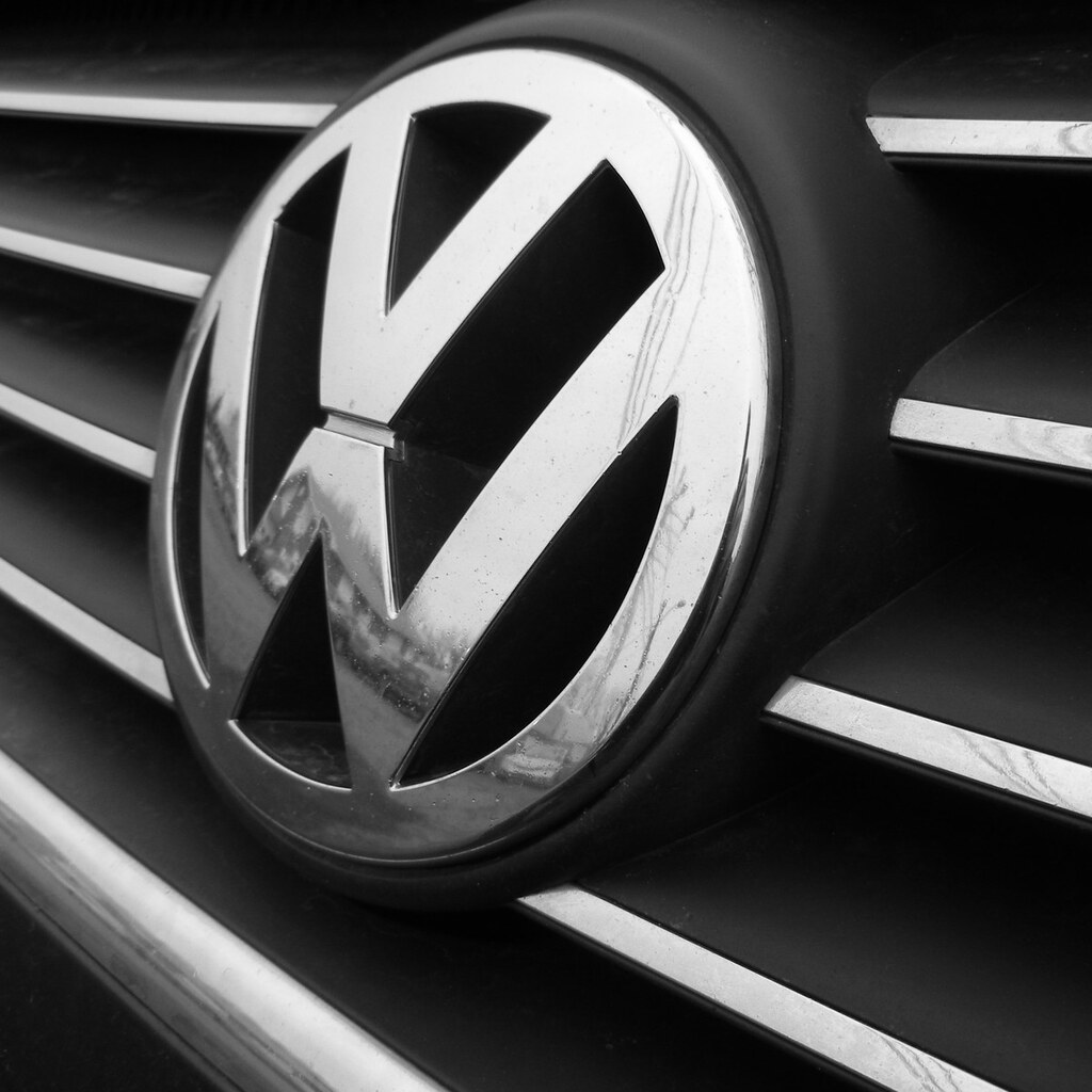 Photo of a Volkswagen badge
