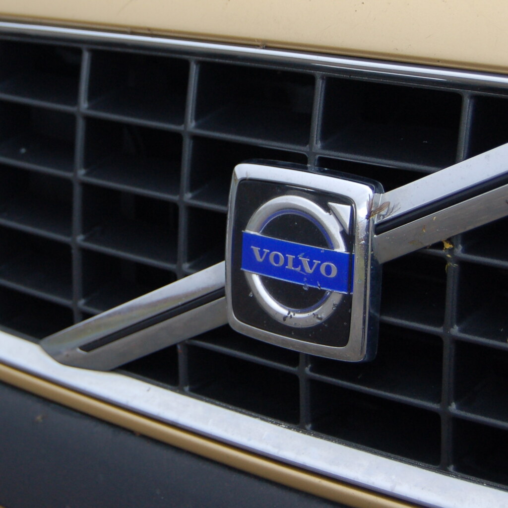Photo of a Volvo badge