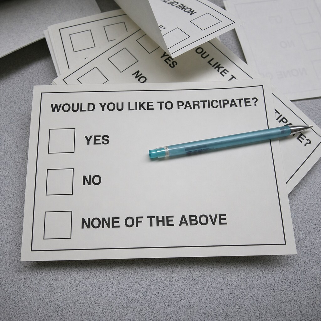 Photo of a ballot paper
