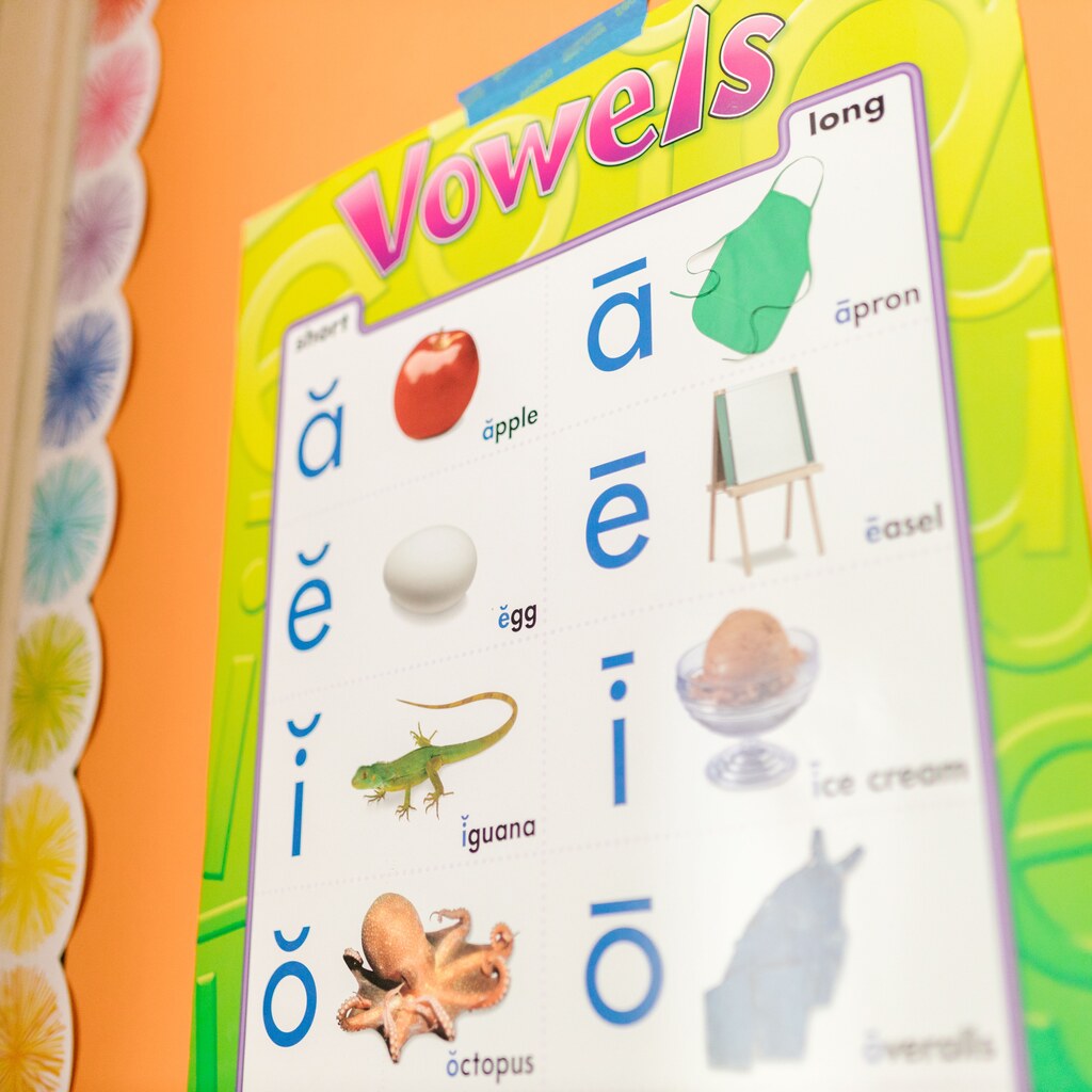 A photo of vowel