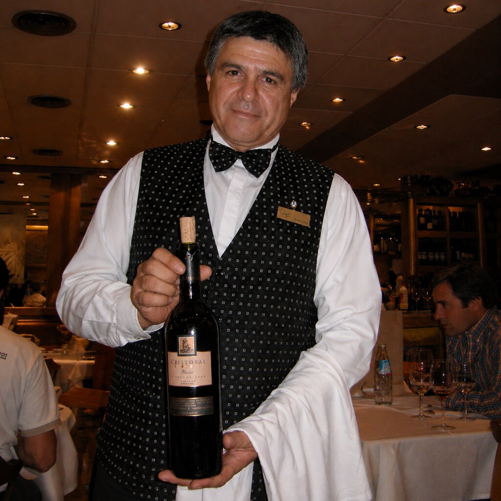 Photo of a waiter