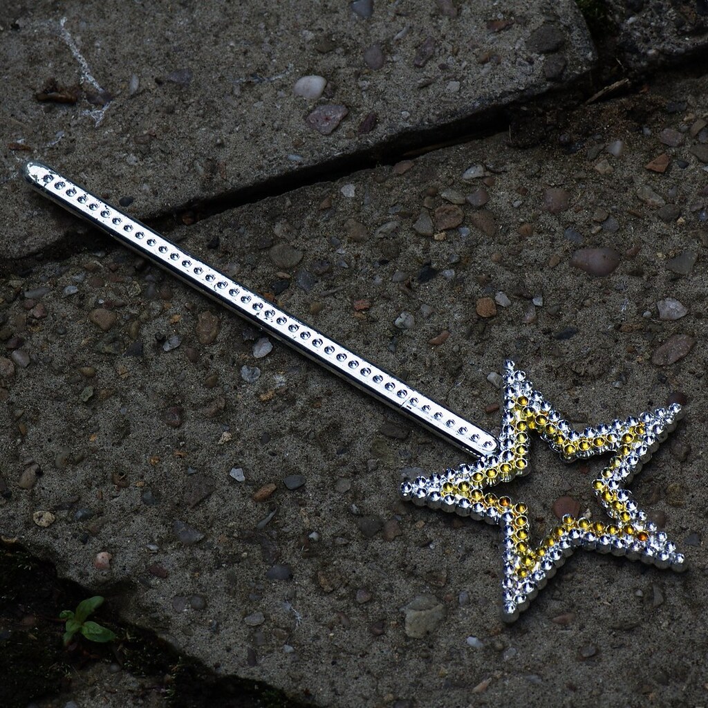 Photo of a silver wand