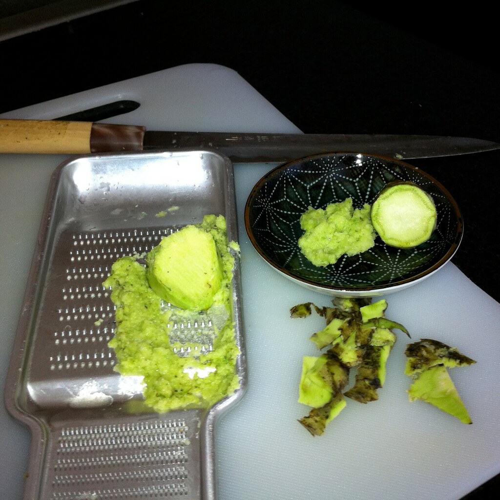 Photo of fresh wasabi