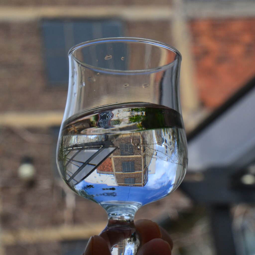 Photo of a glass of water