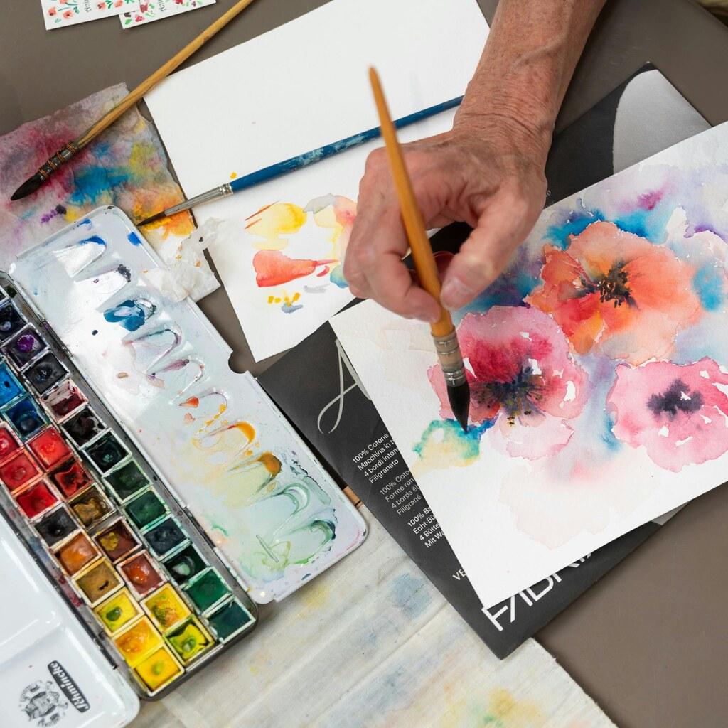 Photo of a watercolor painting.