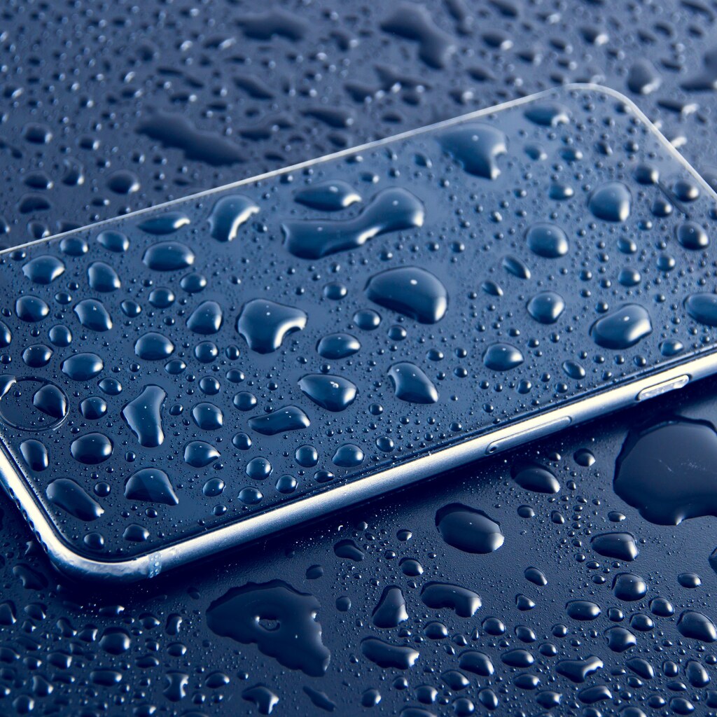 Photo of a waterproof phone