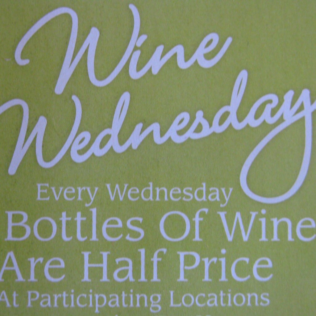 Photo of a sign that says Wednesday