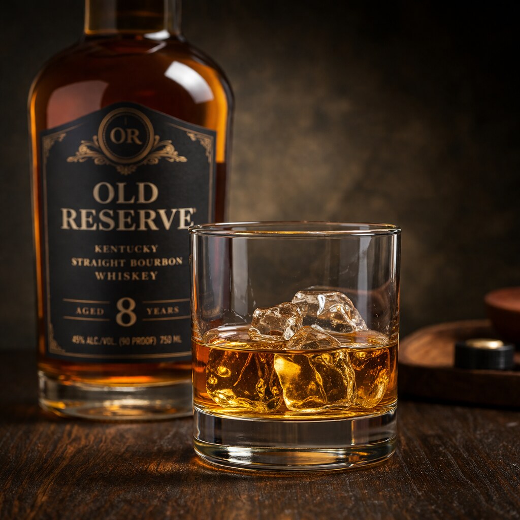 Generated image of a glass of whiskey