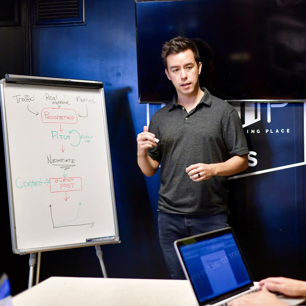 Photo of a whiteboard