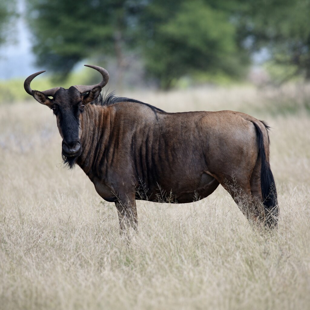 Photo of a wildebeest
