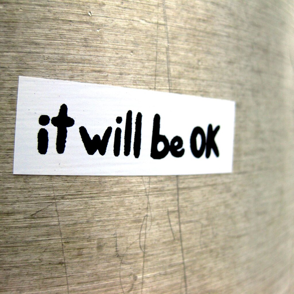 Photo of a sticker saying 