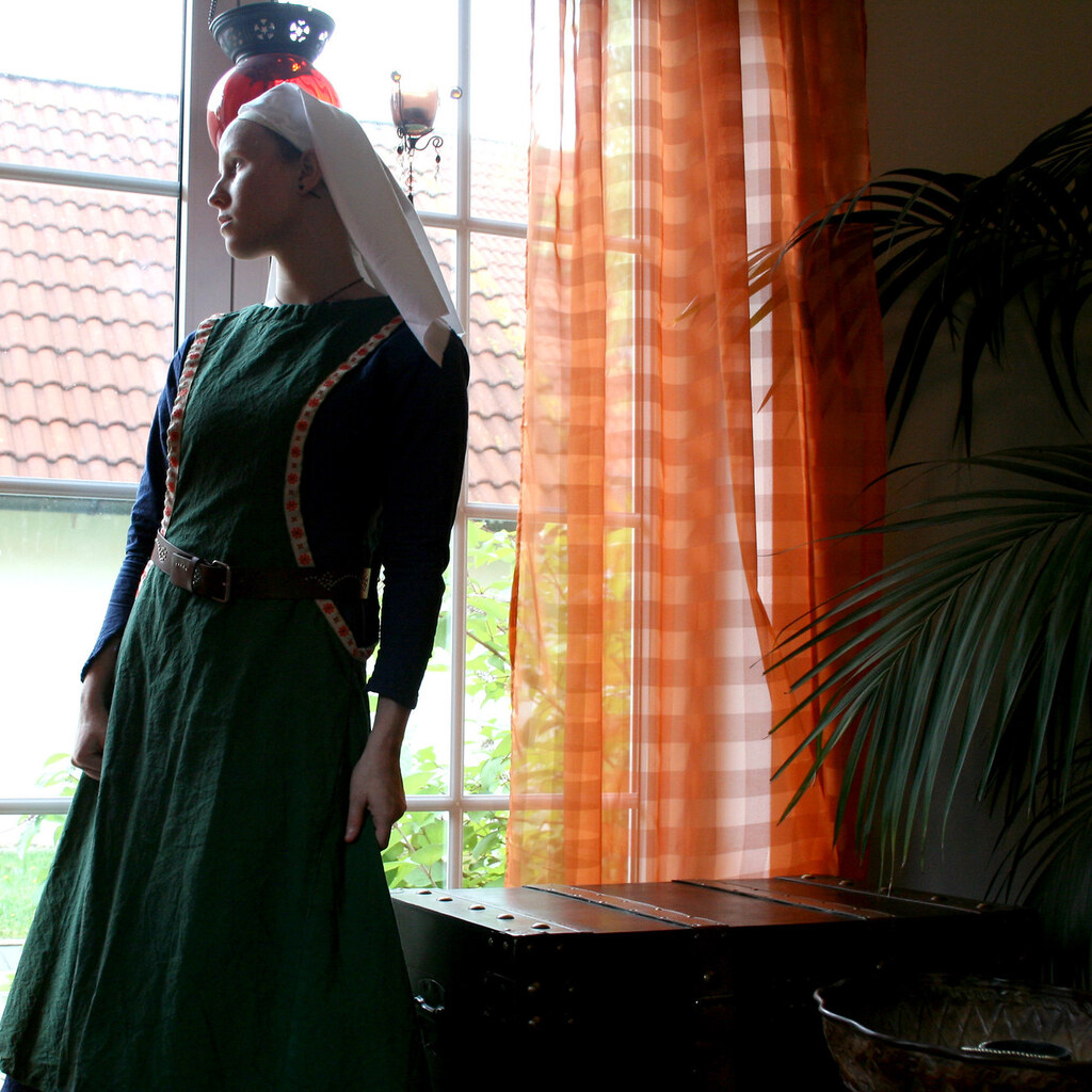 Photo of a woman wearing a wimple