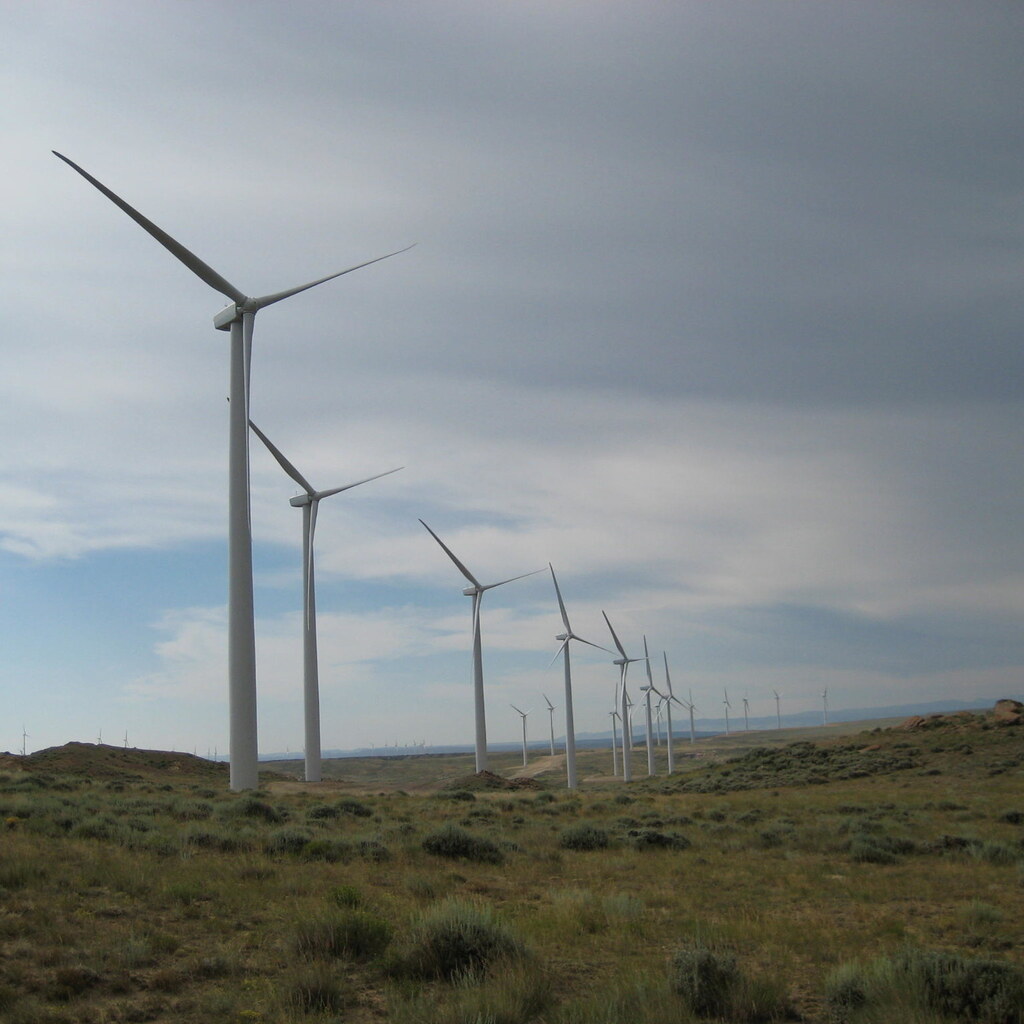 Photo of wind turbines