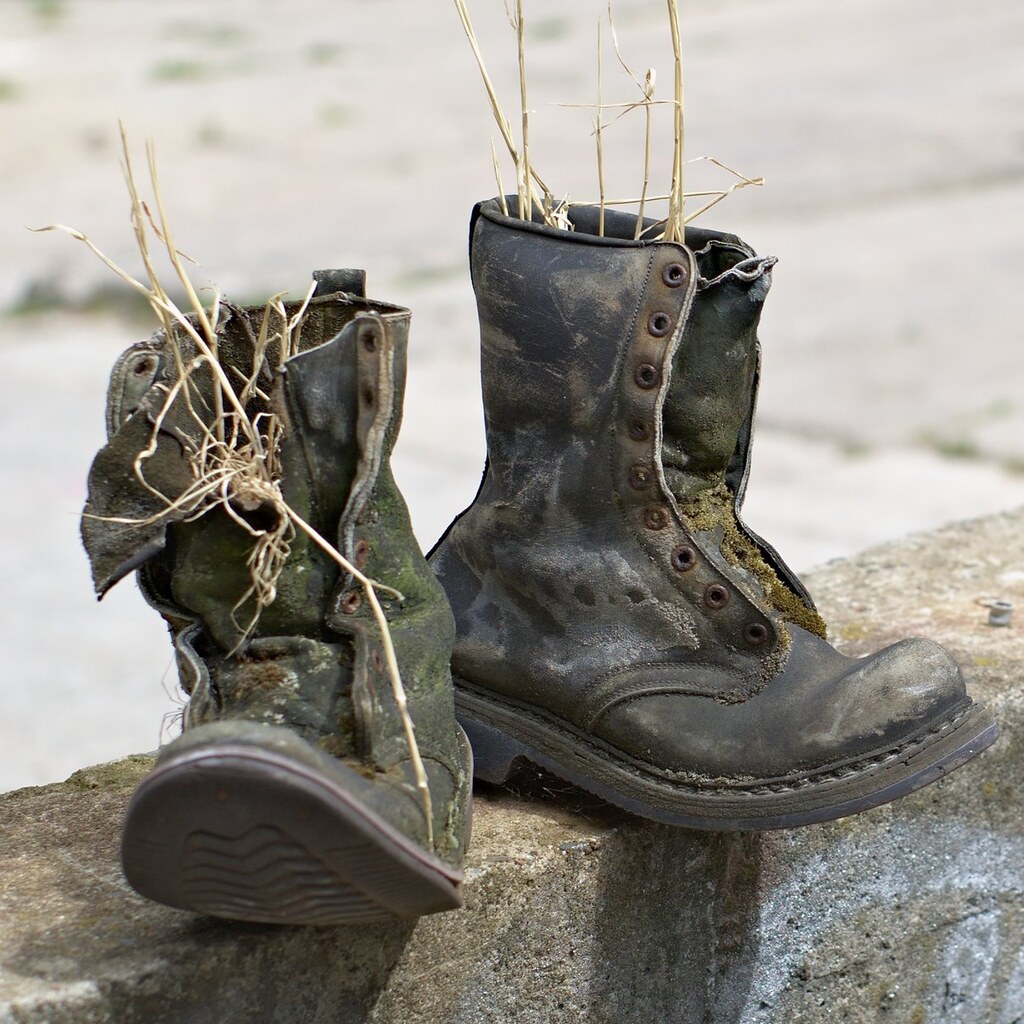 Photo of old shoes