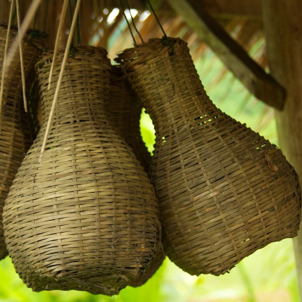 Photo of woven baskets