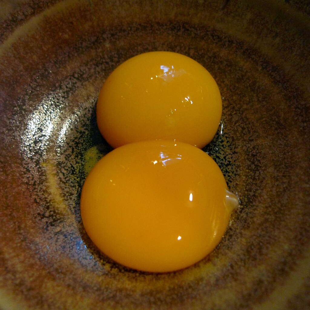 Photo of egg yolks