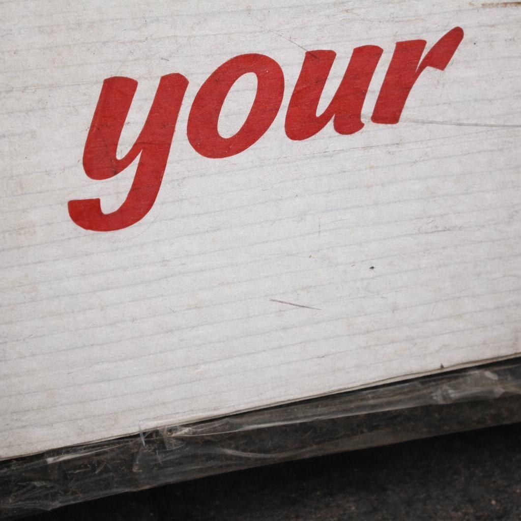 Photo of the word your