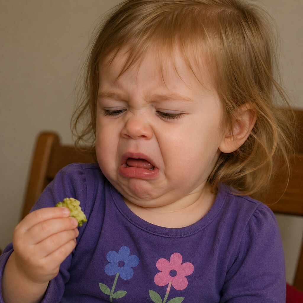 Generated image of a child going yuck