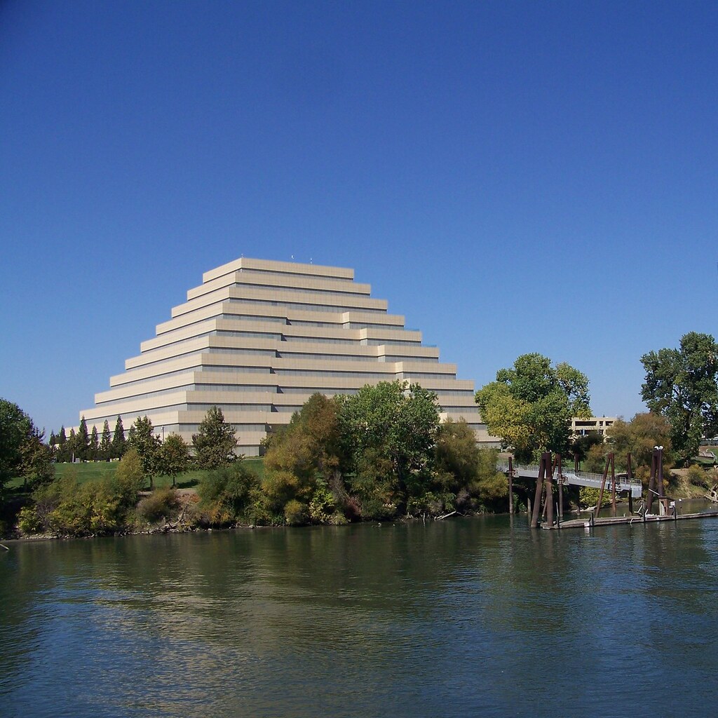 Photo of a modern ziggurat