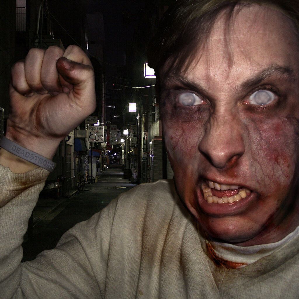Photo of a zombie